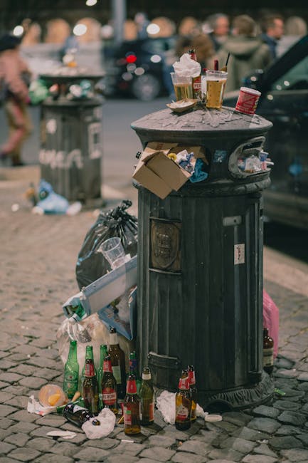 Leake Street rubbish removal after street events